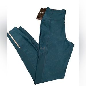 NWT UNDER ARMOUR teal workout athletic legging